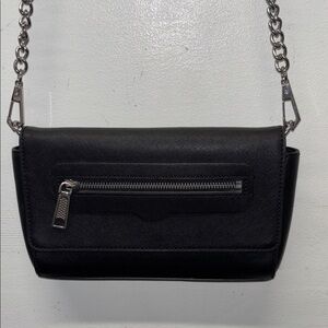Rebecca Minkoff, black Saffiano leather ladies bag